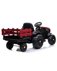 Traktor z Przyczepą Na Akumulator BDM0925 Koła EVA MP3 Czerwony