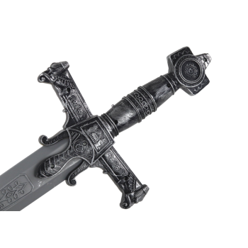 Miecz Wojownika Zdobiona Rękojeść Dźwięki 80cm x 18cm x 3cm