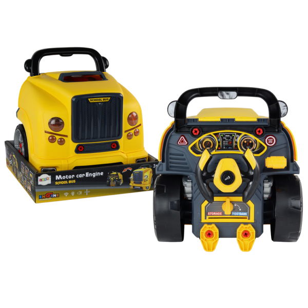 Warsztat Silnik Bus Do Rozkręcania Zestaw Majsterkowicza Żółty