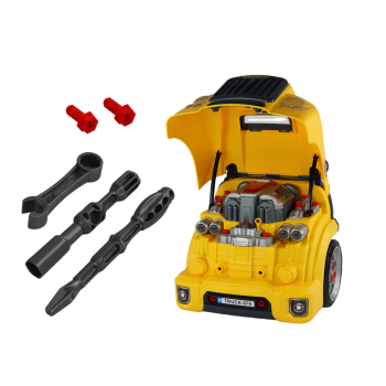 Warsztat Silnik Bus Do Rozkręcania Zestaw Majsterkowicza Żółty