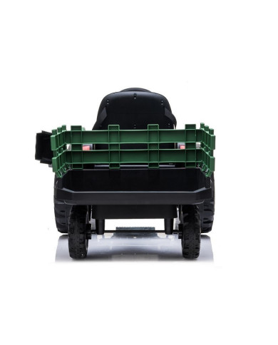 Traktor z Przyczepą na akumulator BDM0925 Zielony Wojskowy