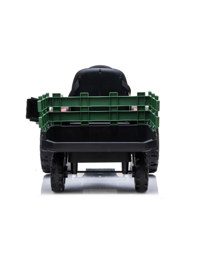 Traktor z Przyczepą na akumulator BDM0925 Zielony Wojskowy