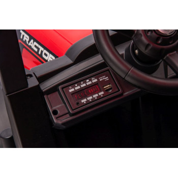 Traktor Na Akumulator A011 24V Czerwony