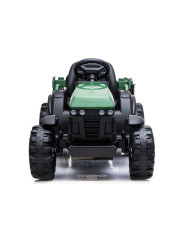 Traktor z Przyczepą na akumulator BDM0925 Zielony Wojskowy