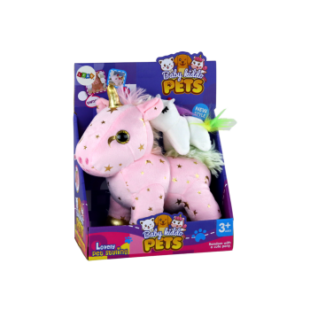 Jednorożec Pluszak Usypiacz Kołysanka Różowy W Gwiazdki Zestaw