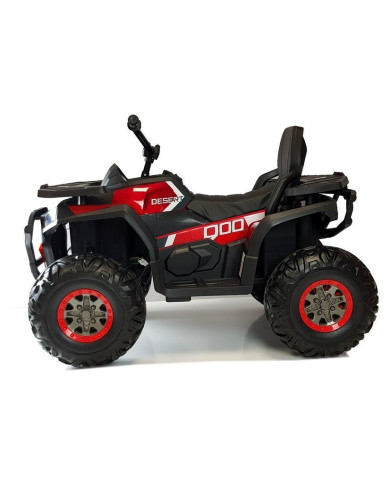 Quad na Akumulator XMX607 Światła LED MP3 Czerwony Lakier