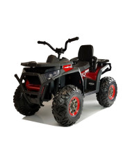 Quad na Akumulator XMX607 Światła LED MP3 Czerwony Lakier