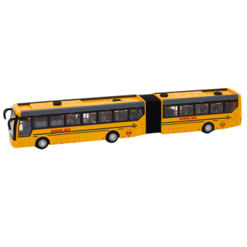 Autobus Szkolny Bus Zdalnie Sterowany Przegubowy RC 1:32 Żółty