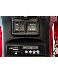 Quad na Akumulator XMX607 Światła LED MP3 Czerwony Lakier