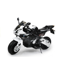 Motor Na Akumulator BMW S1000RR Dla Dzieci Czarny Trójkołowy