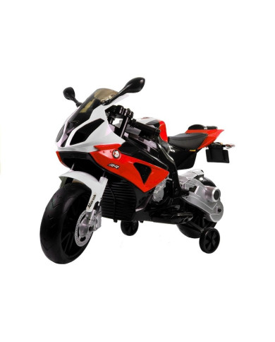Motor Na Akumulator BMW S1000RR Dla Dzieci Czerwony Trójkołowy