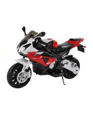 Motor Na Akumulator BMW S1000RR Dla Dzieci Czerwony Trójkołowy