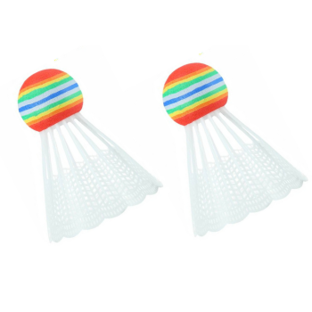 Zestaw 2 Rakietek Do Gry W Badmintona Paletki 2 Lotki Badminton Różowy