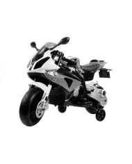 Motor Na Akumulator BMW S1000RR Dla Dzieci Srebrny Trójkołowy