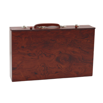 Zestaw Artystyczny W Drewnianej Walizce Kredki Pastele Farby