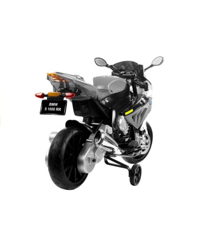 Motor Na Akumulator BMW S1000RR Dla Dzieci Srebrny Trójkołowy