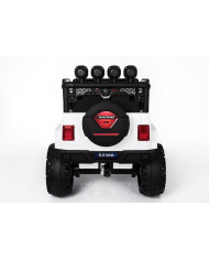Auto na Akumulator S2388 Pilot Światła LED Radio Jeep Biały 4x45W