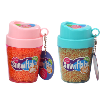 Squishy Kulki Styropianowe Masa w Kubeczku Pomarańczowy