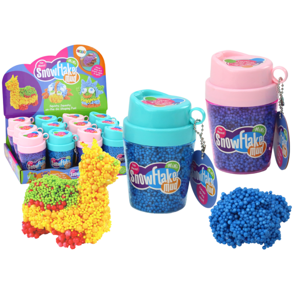 Squishy Kulki Styropianowe Masa w Kubeczku Niebieski