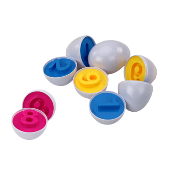 Edukacyjna Układanka Jajka W Walizce Nauka Liczb Kolorów