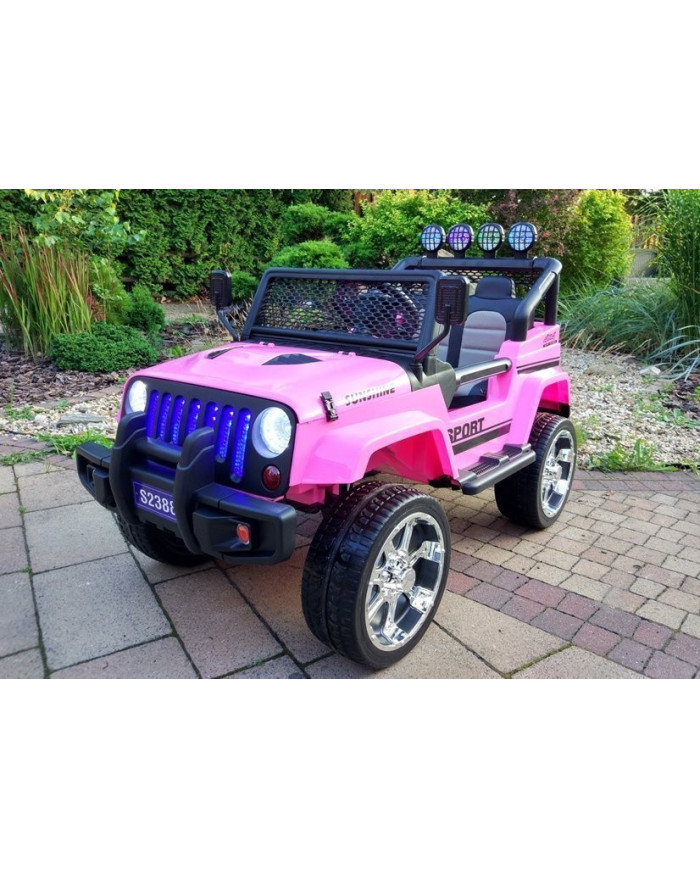 Auto na Akumulator S2388 Jeep Różowy 4x45W