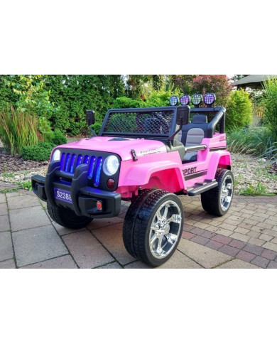 Auto na Akumulator S2388 Jeep Różowy 4x45W
