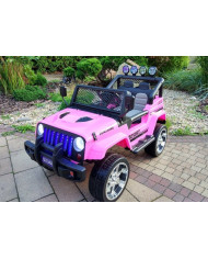 Auto na Akumulator S2388 Jeep Różowy 4x45W