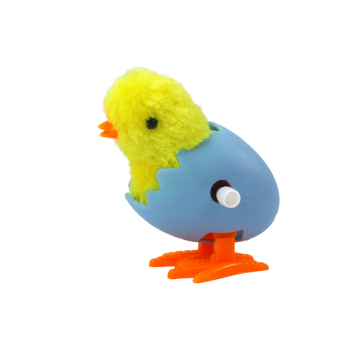 Skaczący Kurczak W Skorupce Jajka Nakręcany Pluszowy Żółty