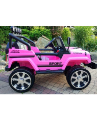 Auto na Akumulator S2388 Jeep Różowy 4x45W