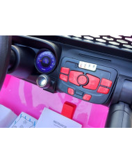 Auto na Akumulator S2388 Jeep Różowy 4x45W