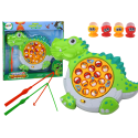 Gra Zręcznościowa Łowienie Rybek Plansza Dinozaur Zielony