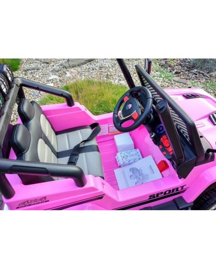 Auto na Akumulator S2388 Jeep Różowy 4x45W
