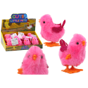 Skaczący Kurczak Zabawka Nakręcana Figurka Różowy