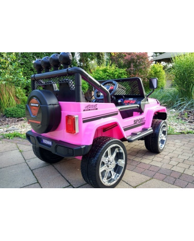 Auto na Akumulator S2388 Jeep Różowy 4x45W
