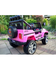 Auto na Akumulator S2388 Jeep Różowy 4x45W