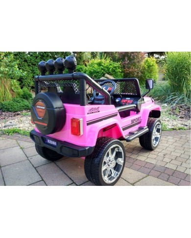 Auto na Akumulator S2388 Jeep Różowy 4x45W