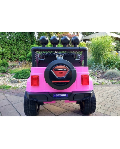 Auto na Akumulator S2388 Jeep Różowy 4x45W
