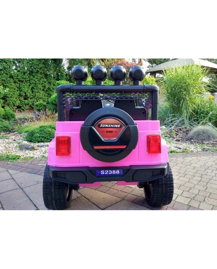 Auto na Akumulator S2388 Jeep Różowy 4x45W