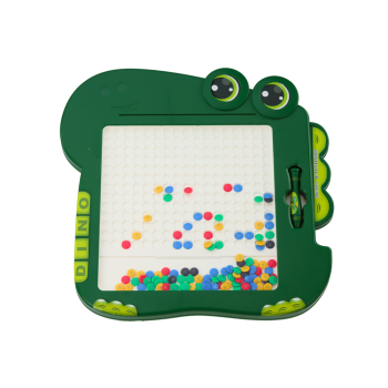 Stolik Tablica Magnetyczna Edukacyjna Dinozaur Pad Układanka Zielona