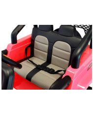 Auto na Akumulator S2388 Pilot Światła LED Radio Jeep Czerwony 4x45W