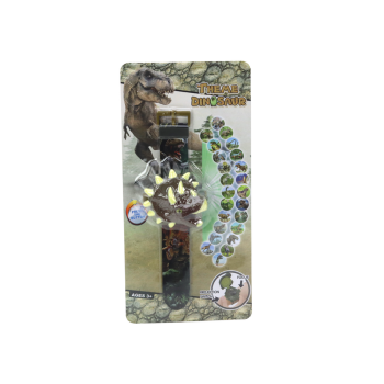 Zegarek Projektor 3D Dinozaur Triceratops 22cm x 5cm x 3cm