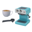 Zabawkowy Ekspres Do Kawy AGD Para Wodna Turkusowy