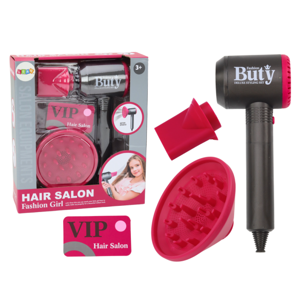 Zabawkowa Suszarka Do Włosów Dyfuzor Nadmuch Stylizacja Włosów Dla Dzieci