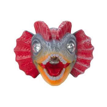 Latarka Czołówka Dinozaur Regulowana Opaska 3 Diody Led