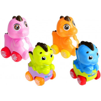 Dinozaur Kolorowy w Jajku Nakręcany