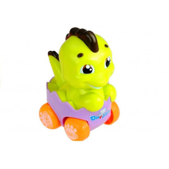 Dinozaur Kolorowy w Jajku Nakręcany