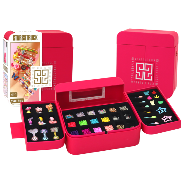 Zestaw Piękności Do Tworzenia Biżuterii W Szkatułce Zawieszki Spinki