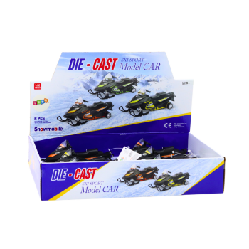 Skuter Śnieżny Resorak Z Napędem Skala 1:32 Światła Dźwięki