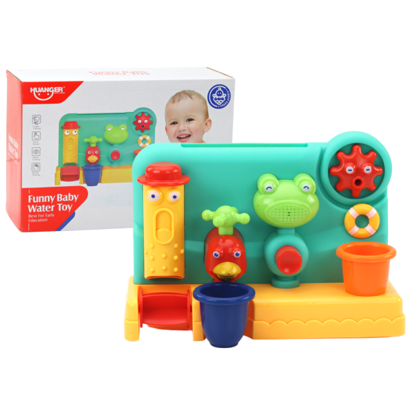 Zabawka Do Kąpieli Dla Dzieci Fontanna Młynek Żabka Kran