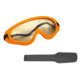 Młot Pneumatyczny Zabawkowy Wymienna Końcówka Okulary Żółty